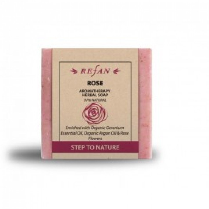 Rose herbal soap