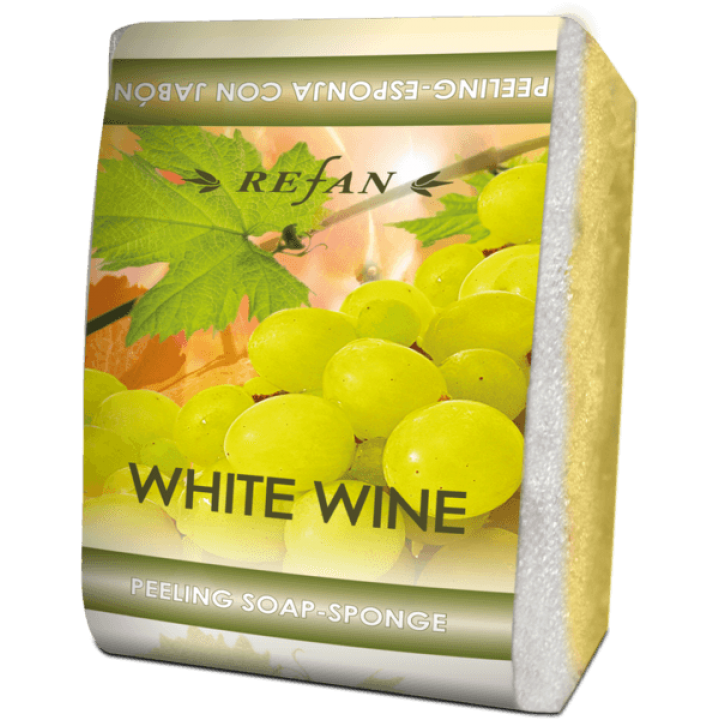 Peeling soap sponges White wine peeling soap-sponge